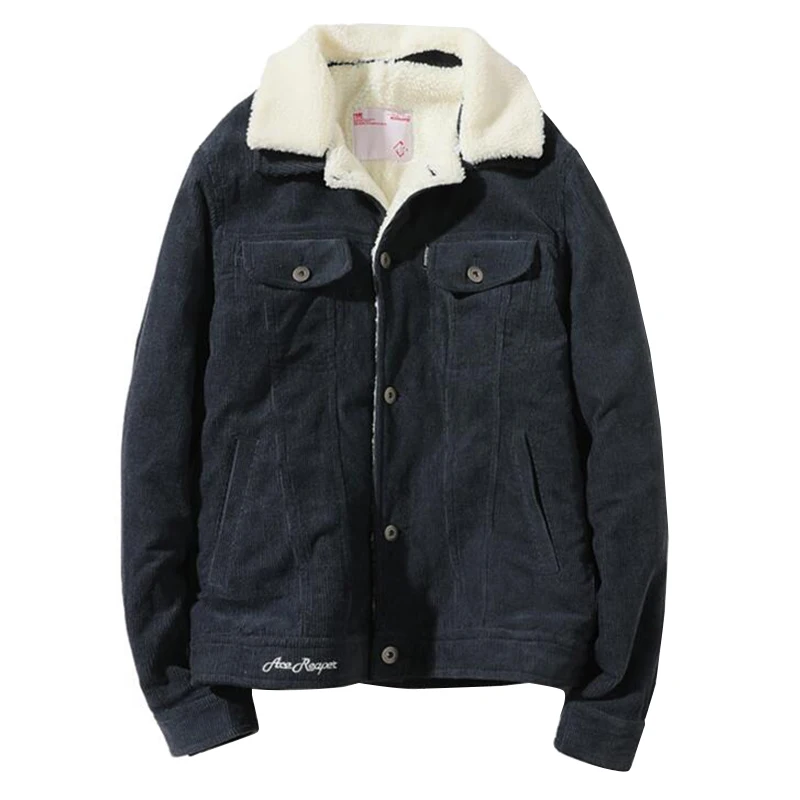 Мужская темно синяя зимняя джинсовая куртка куртки верхняя одежда теплые