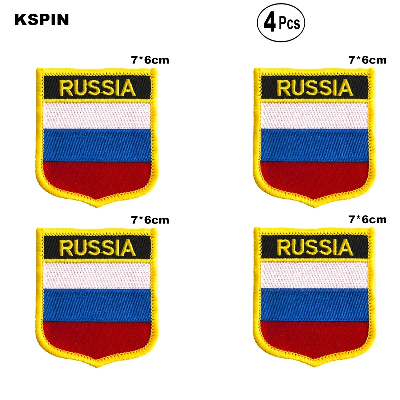 Того Shiled форма флаг нашивки с национальным флагом для одежды DIY украшения PT0051-S |