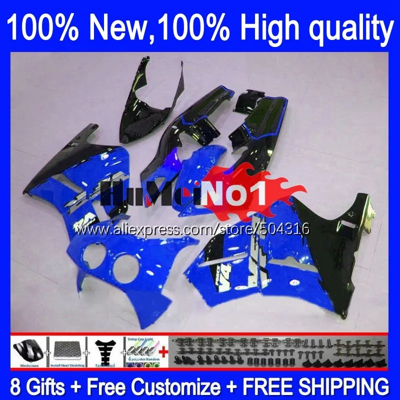 

VFR400R For HONDA VFR400 RVF VFR 400 R 400R NC30 89 90 91 92 93 151MC.106 RVF400R 1989 1990 1991 1992 1993 Fairings lue black