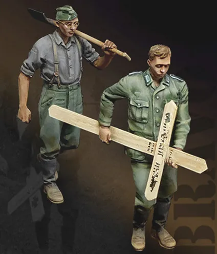 1/35 модельная фигурка из смолы разобранный Неокрашенный набор 1103 (без