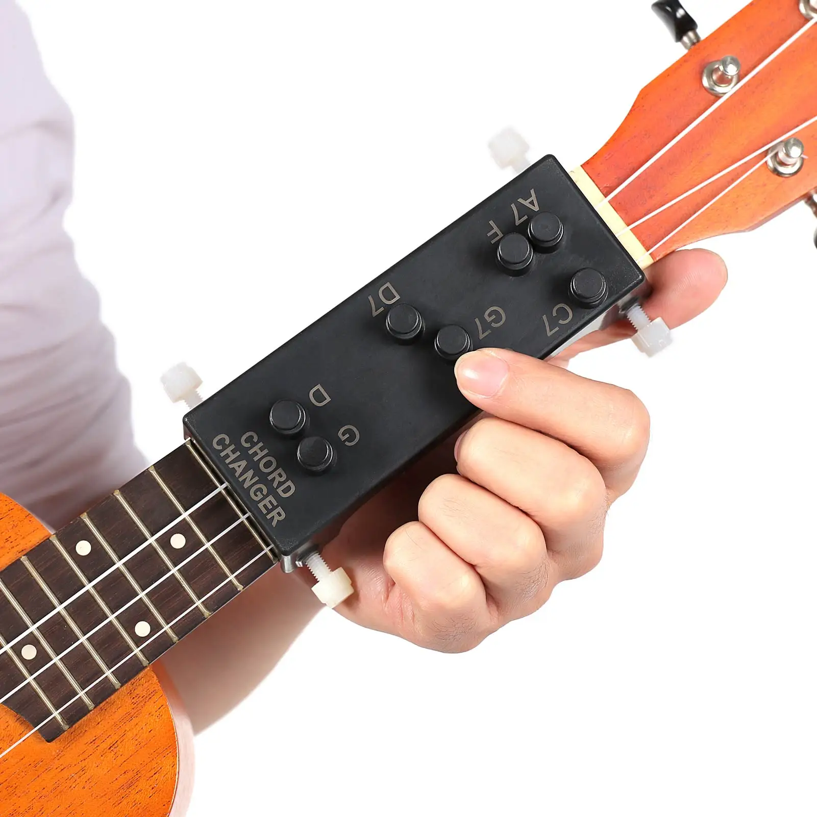 

8 Chord Beginner Ukulele Aid Training Tools Learning System Guitar String Chord Assisted Practice Musical Instrument Accessories