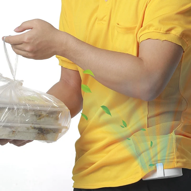 Mini Waist Hanging Fan Super Powerful Airflow Portable Air Conditioning Suit Rechargeable Battery 3 Speed Setting Black | Бытовая