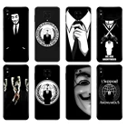 Черный чехол из ТПУ для Xiaomi Redmi 7A 8 8A 9 9A 9C, чехол для Redmi Note 8T 8 Pro T Note 9 9S 9 Pro, чехол анонимный