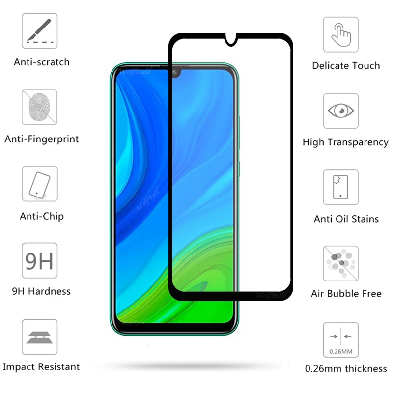 Защитная пленка 4 в 1 для экрана камеры Huawei P Smart 2020 Y9 Prime Y9S P40 Lite Y7p закаленное стекло