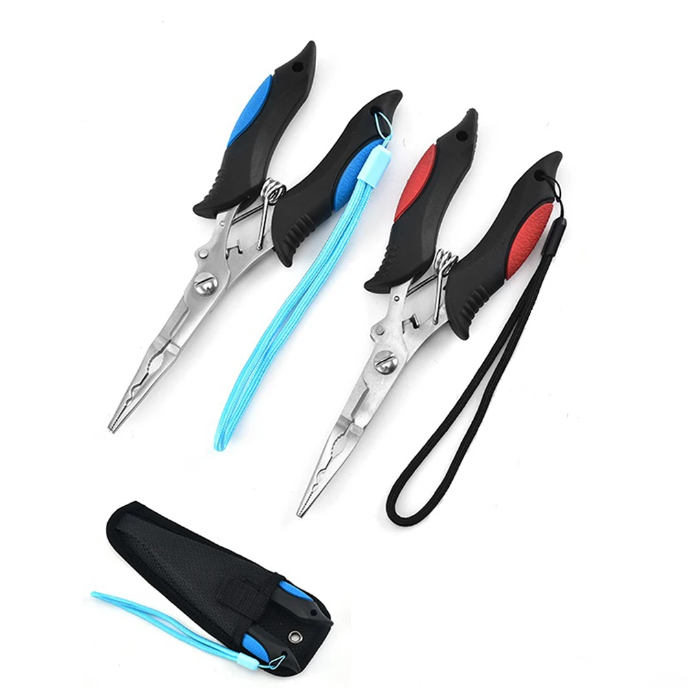 

NEW 2020 18cm Fishing Pliers Multifunction Scissors Convenient Stainless Steel Fishing Scissors Pliers Line Cutter Lure Bait