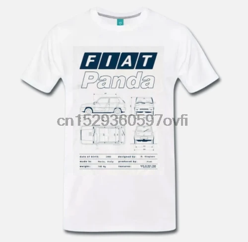 Футболка fiat panda автомобиля миф лет на рост от 80 до 1 панда S M L XL|Мужские футболки| |