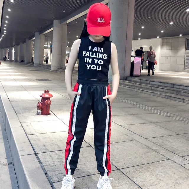 Летний спортивный костюм для девочек 2 предмета хлопковая футболка с коротким