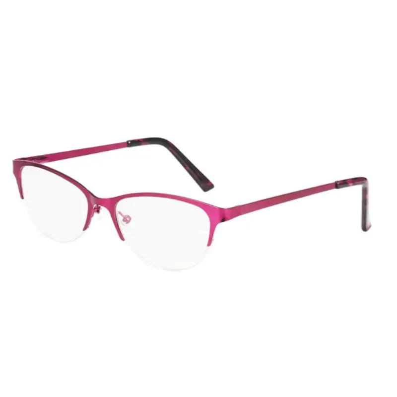 Полуоправа металлические очки для чтения женщин и мужчин Пресбиопия