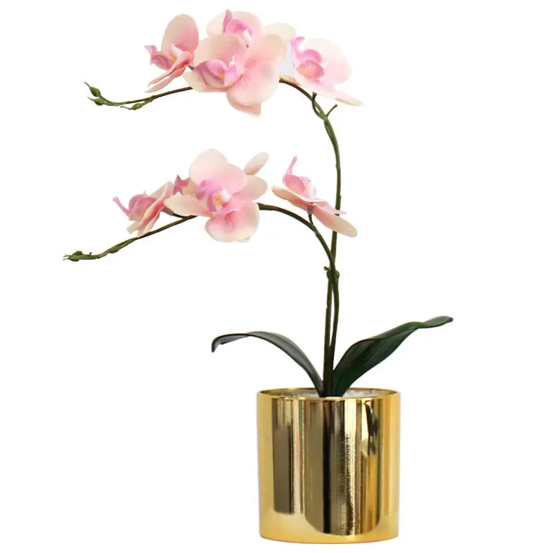Имитация фаленопсиса украшение для дома в горшке магазин кофейня украшения