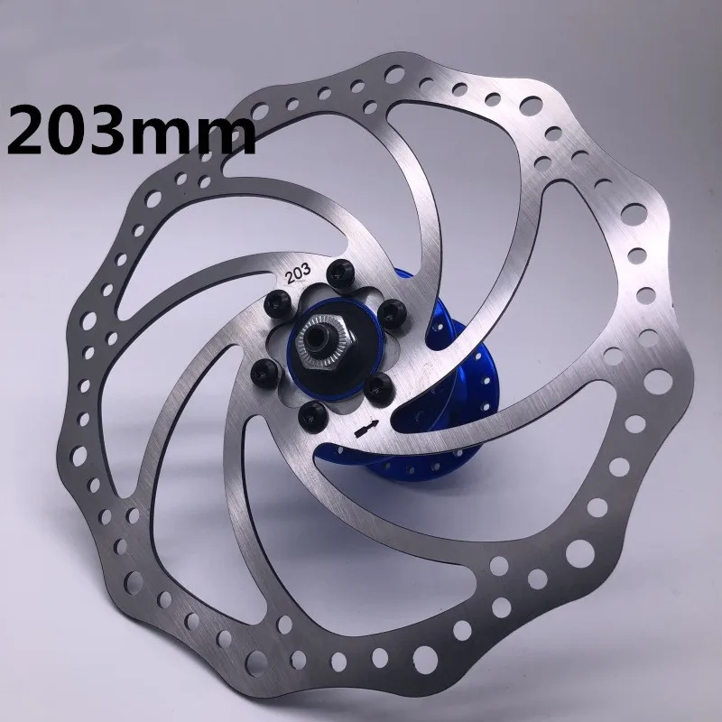 Велосипедный дисковый тормоз с винтами ротор 203 мм для горного велосипеда шесть