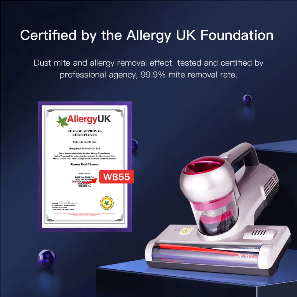 Пылесос для удаления клещей Jimmy WB55 | Пылесосы