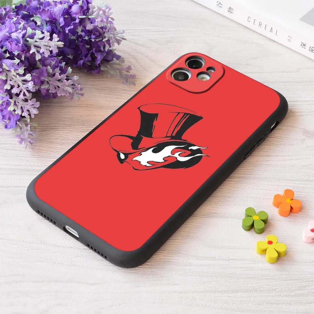 

For iPhone Phantom Thieves Print Soft Matt Apple iPhone Case