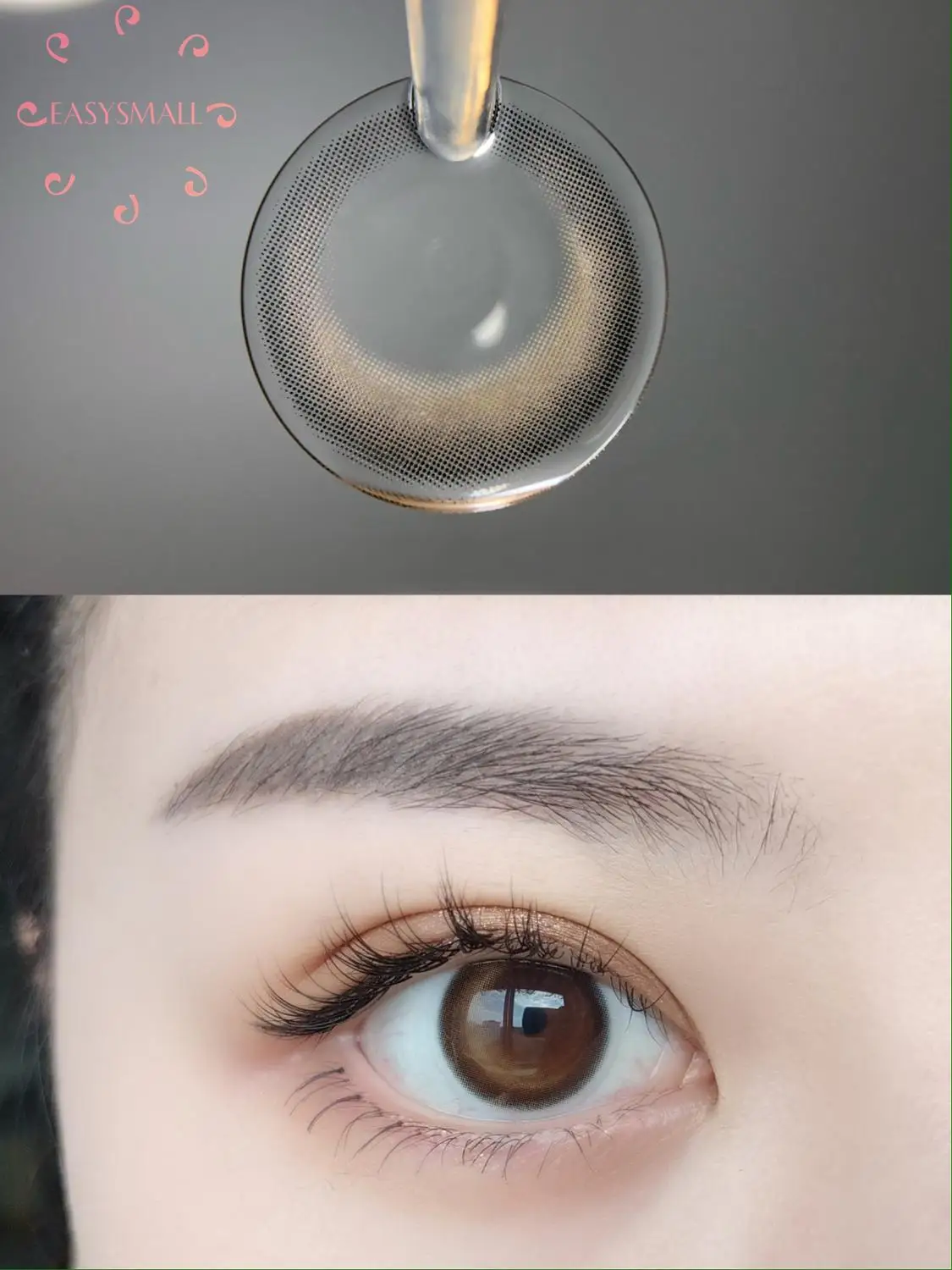 Easysmall Half moon цветные контактные линзы ed для глаз маленькая красота класс зрачка 2