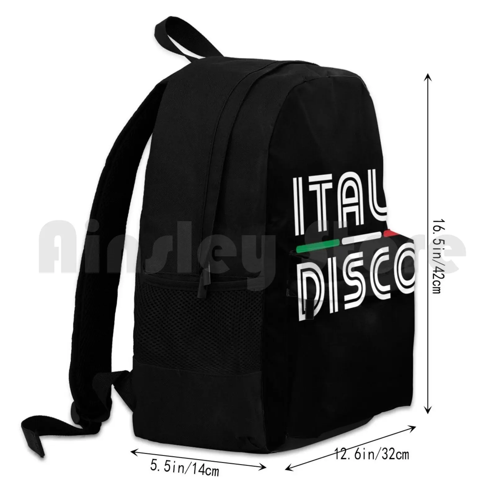 Походный рюкзак Italo для улицы водонепроницаемый походный портфель Disco Italodisco Retro 80s
