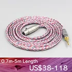 16-жильный серебристый OCC OFC смешанный плетеный кабель LN007602 для наушников Beyerdynamic DT1770 DT1990 PRO AKG K181 pro 2015 M220
