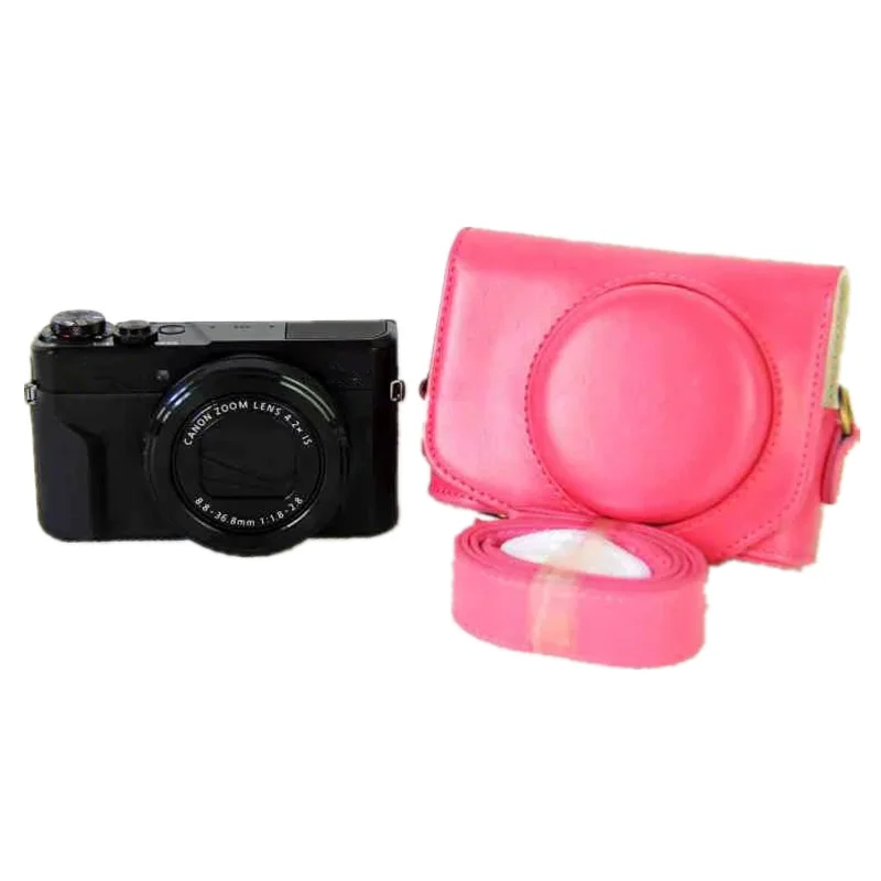 Чехол из искусственной кожи для камеры Canon Powershot G7X Mark III G7XIII G7X3 камера Vedio с