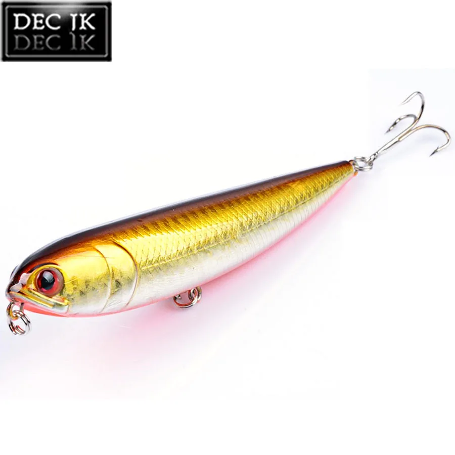 Пластиковый жесткий плавающий карандаш приманка для морской рыбалки воблеры