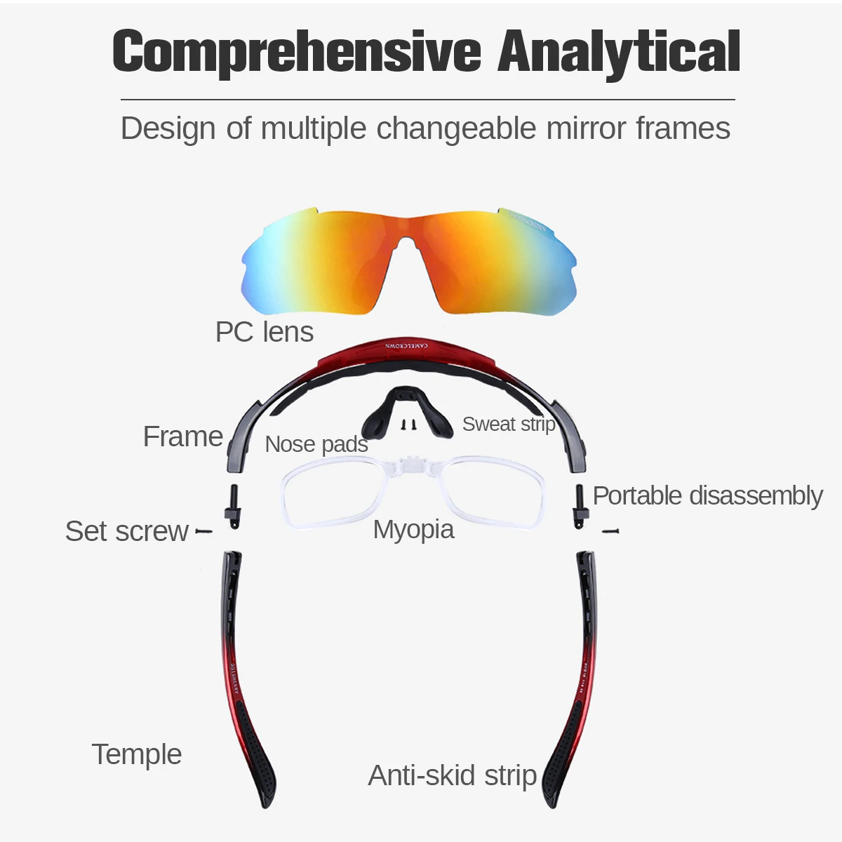 Многофункциональные солнцезащитные очки с защитой от уф-лучей для мужчин и