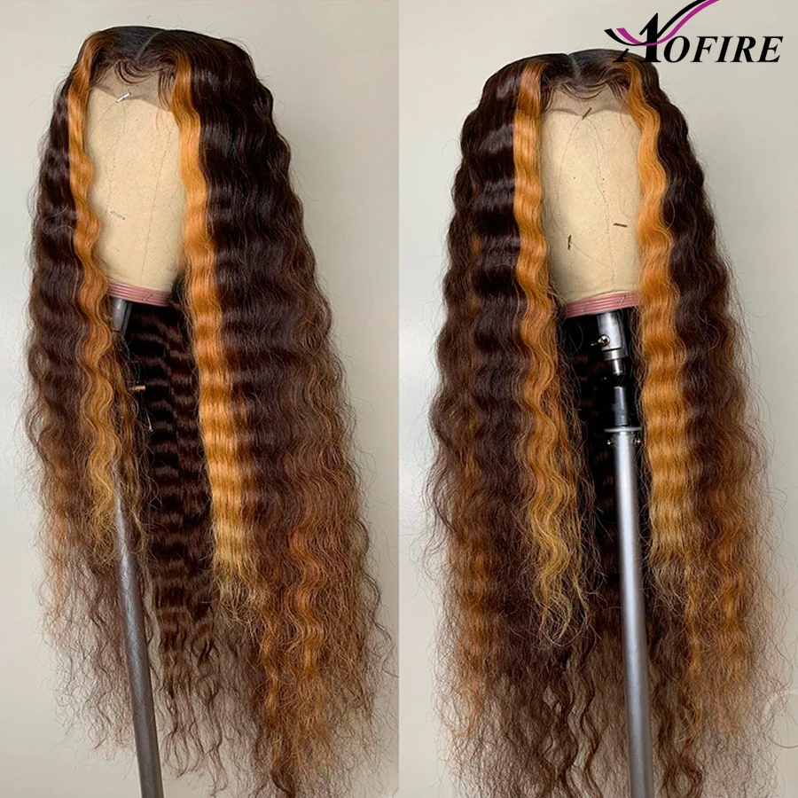 Волнистый медовый блонд 13х6 кружевной передний парик 360 al предварительно