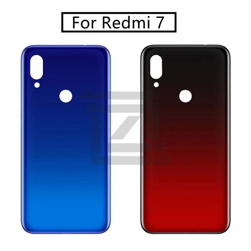 

For Xiaomi Redmi 7 Battery Back Cover plastic Rear Door Housing Replacement Repair Spare Parts