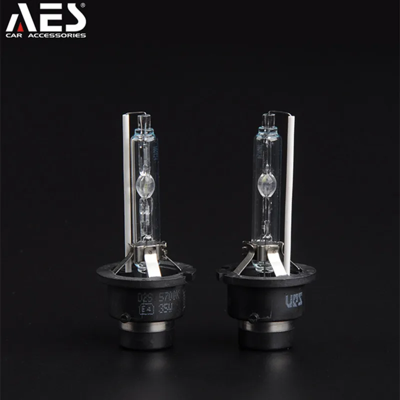 AES HID 2 шт. 35 Вт UPS D2S D4S ксеноновая лампа 5700k 12v hid фары для автомобиля H4 H7 автомобиля|hid