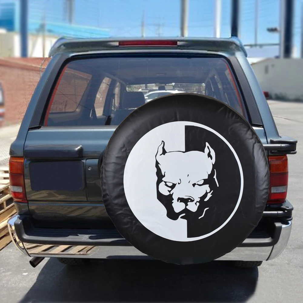

Heavy-Duty PVC Leather Spare Wheel Tire Cover Case Pouch Protector Bag For Kia Sportage Mitsubishi Pajero Hyundai Galloper