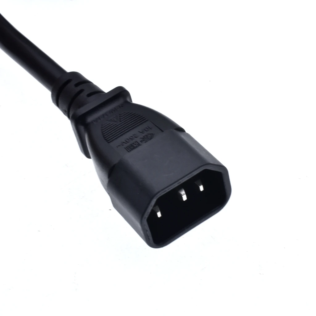 Штепсельная Вилка IEC 320 C14 к женскому распределителю 2XC13 Y-типа кабель адаптера