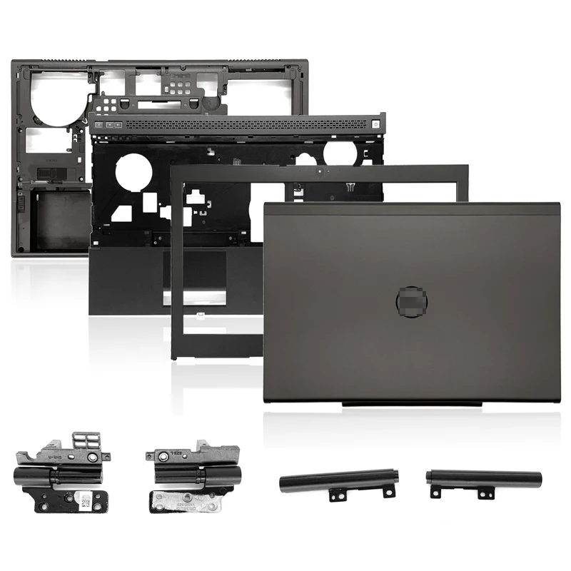 NEW Laptop Case For Dell Precision M4800 LCD Back Cover/Front bezel/Hinges/Palmrest/Bottom Case 0Y32M 0FT2YX 07M7FM 0TVPD6