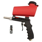 Пескоструйный пистолет, регулируемый портативный аппарат для пескоструйной обработки, маленький ручной пневматический инструмент