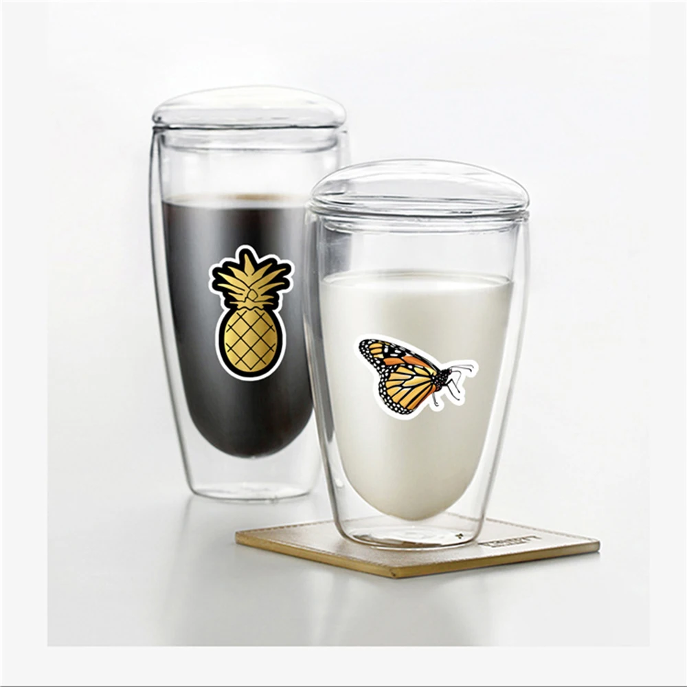 50 шт. Новый Черного и золотого цвета Лазерная блестящие наклейки для