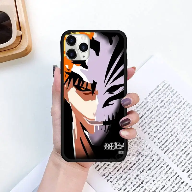 

japan animal BLEACH Phone Cases for iPhone 11 12 pro XS MAX 8 7 6 6S Plus X 5S SE 2020 XR Luxury brand shell funda coque