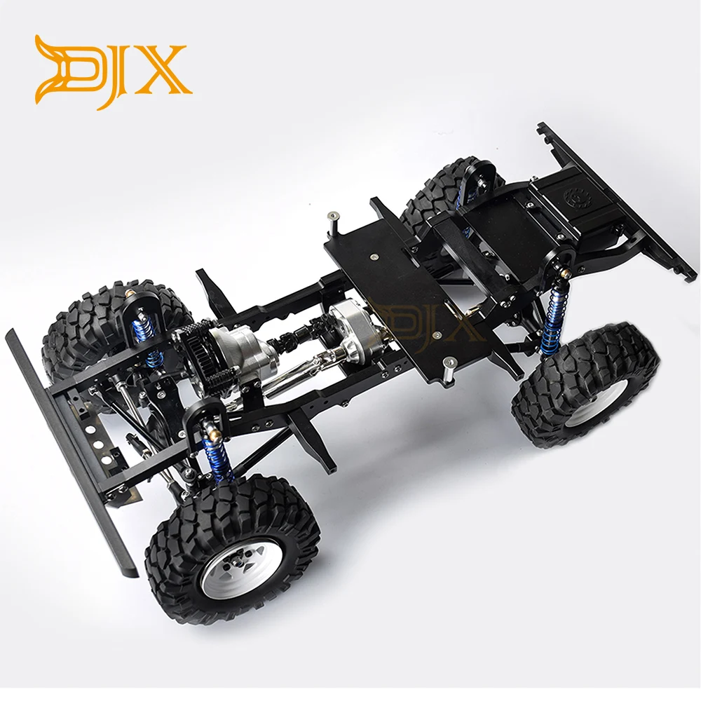DJX CNC металлическая рама для колесной базы 275 мм 1/10 RC Crawler Car Defender D90 Gelande II | Игрушки и