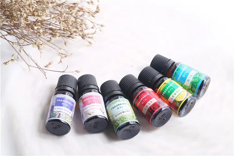 Эфирные масла для Арома диффузор Ароматерапия масло увлажнитель 6 видов аромат лаванды чайного дерева розмарин Лемонграсс апельсин