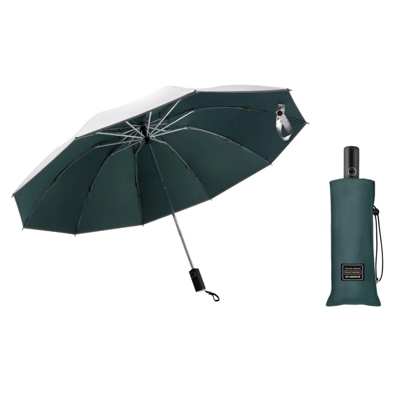 

Automatic Sun Umbrella Female Sunscreen Umbrella Reverse Umbrella Male Folding Girls Umbrellas Gift Ideas Rain Gear W