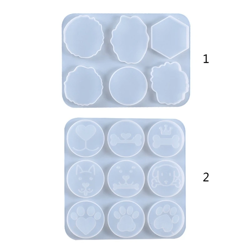 

С милым животным орнаментом DIY ремесла литья силиконовая форма с украшением в виде кристаллов эпоксидная смола, форма X7YA