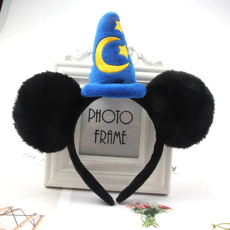 Navidad Минни уши мышь рога Косплей заколки для волос праздничные аксессуары детей