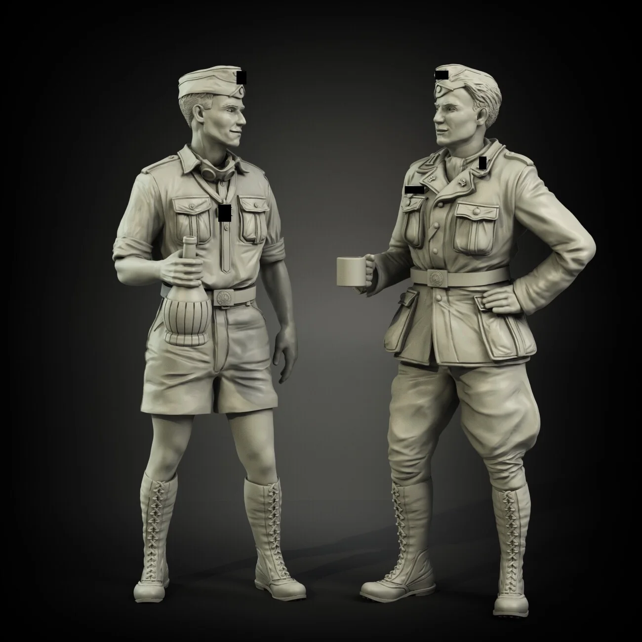 

1/35 Resin Model Figure GK， Unassembled and unpainted kit