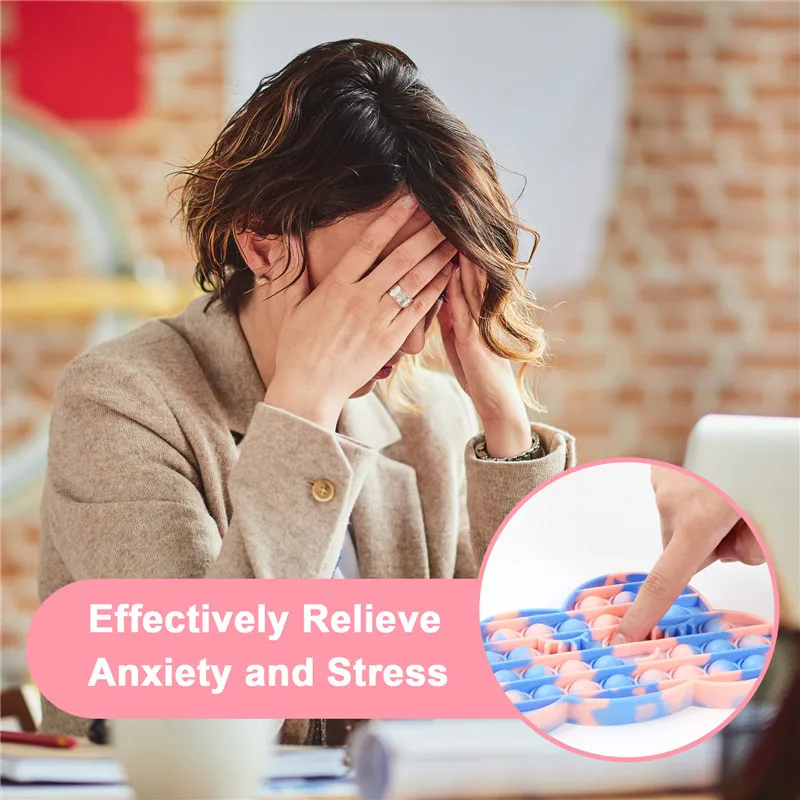 

Mini Pop Fidget Reliver Stress Toys Rainbow Llama Push It Bubble Sensory Toys Adult Kids Autism Needs Stress Relief Fidget Toy