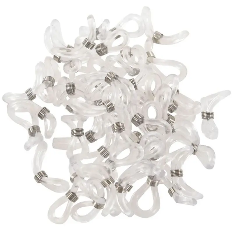 

AUAU- 50X Silver Tone Ends for Eyeglasses Chain Holder 20x4mm HOT