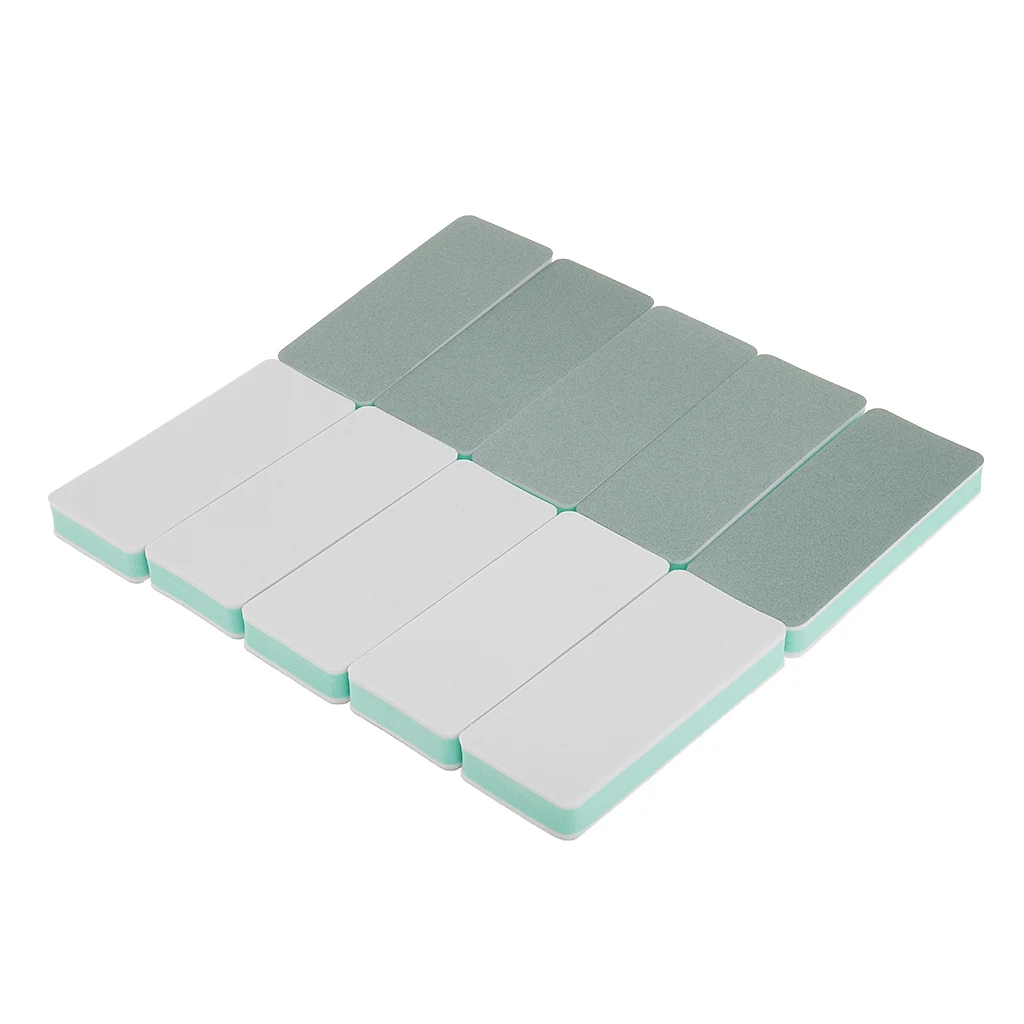 

10 Pieces Nail Art Manicure Pedicure Buffer Buffing Sanding Block Files