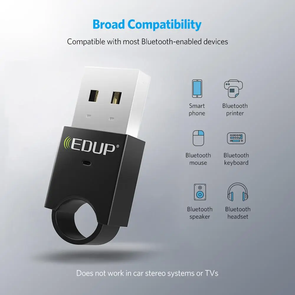 Беспроводной USB Bluetooth-адаптер совместимый с 4 0 донгл музыкальный звуковой