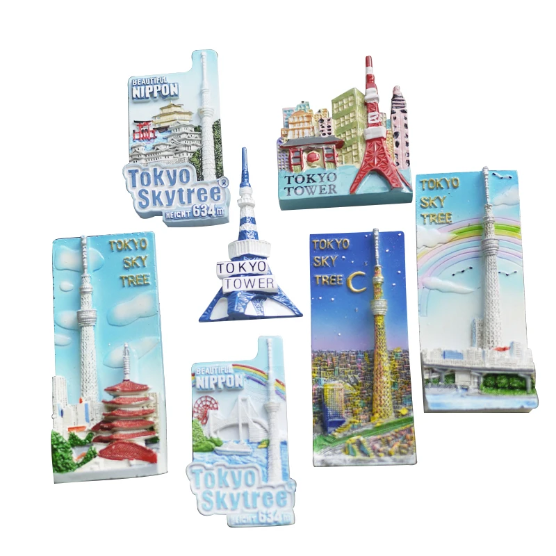 Сувениры для путешествий Япония Tokyo Tower Sky Tree Mount Fuji Shirakawago золотой павильон