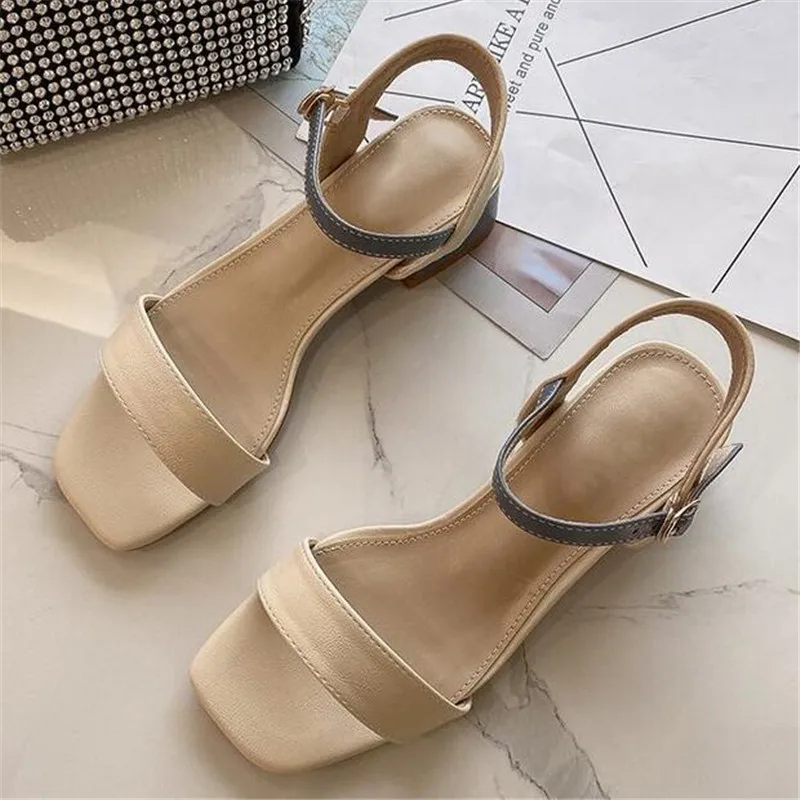 

Thick heel women's sandals 2021 summer new fashion platform sandals womens shoes casual breathable women shoes slides sandalias