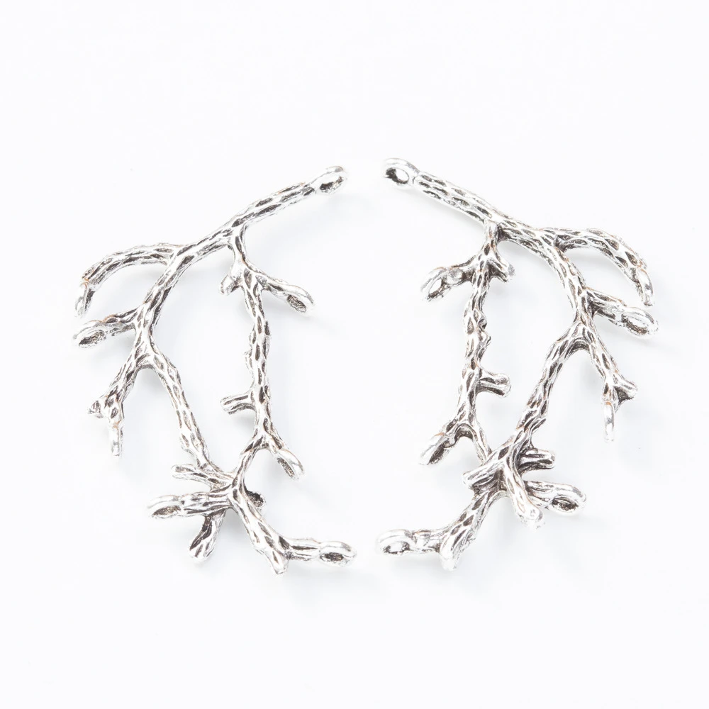4Pcs 29*47mm Branch Charms Metal Alloy Four Colors Tree For Jewelry Making Findings DIY Handmade | Украшения и аксессуары