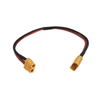 bicycle lithium battery modification parts xt60 male to female plug extension cable lead silicone wire 14awg