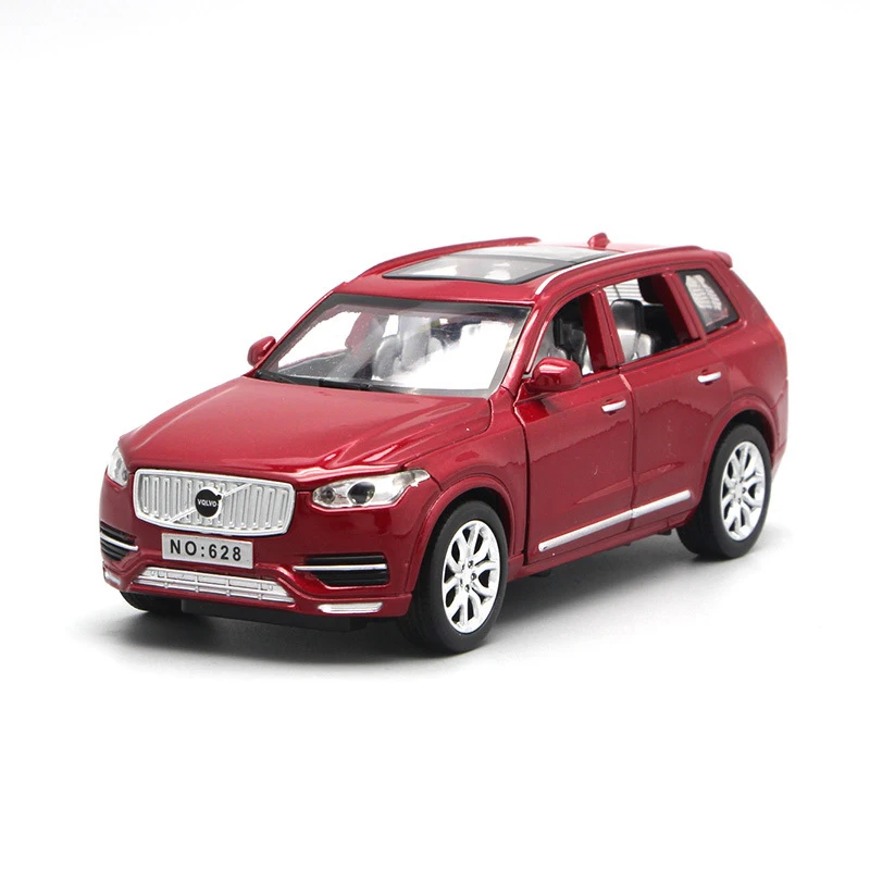 1:32 Сплав литьё под давлением XC90 2019 модель игрушка с открывающимися дверцами