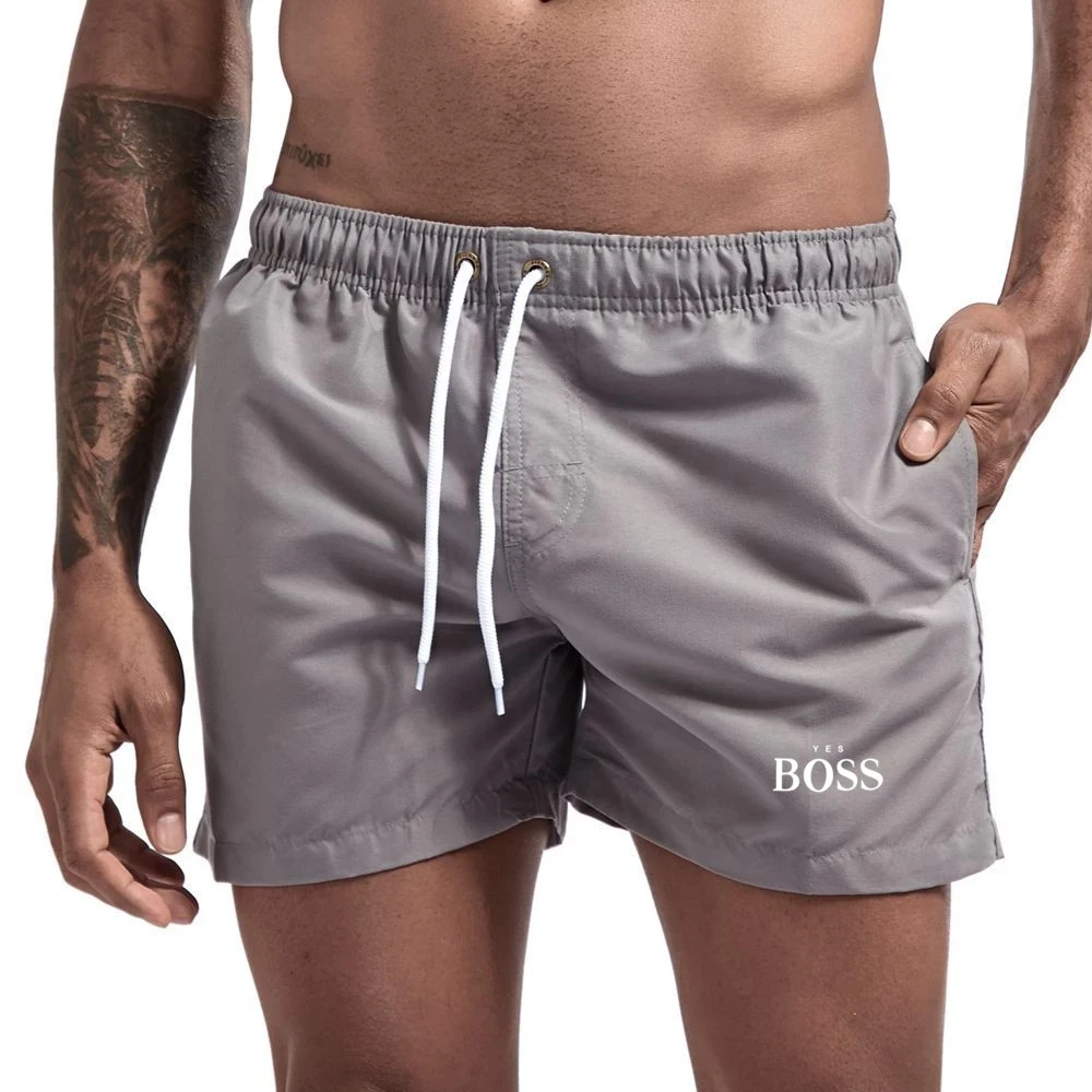 

New 2021 Men Sports Athletic Running Sport Fitness Beach Board Shorts Quick Dry Man Short Pants Men's Shorts Gyms Couples
