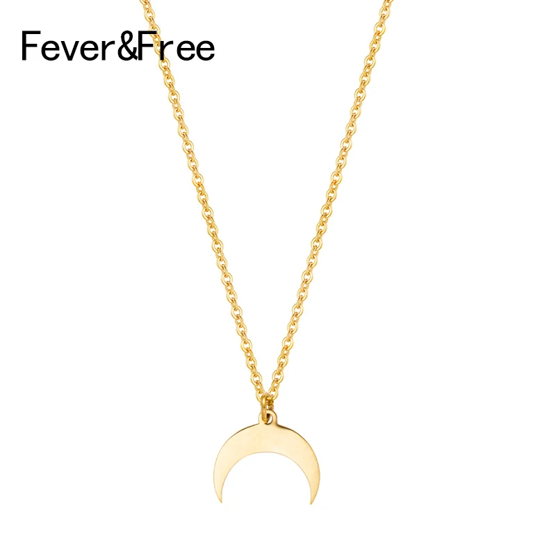 Fever & Free новое Золотое ожерелье с треугольной звездой и Луной для женщин Винтажный