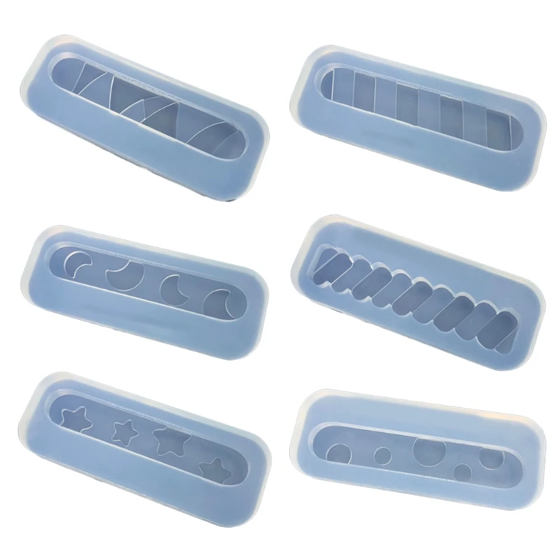 

Silicone Rectangle Molds Bandage Meniscus Stars Twill Waves Waves Point Shaped Mold for Handmade Crafts DIY Molds 2022 New
