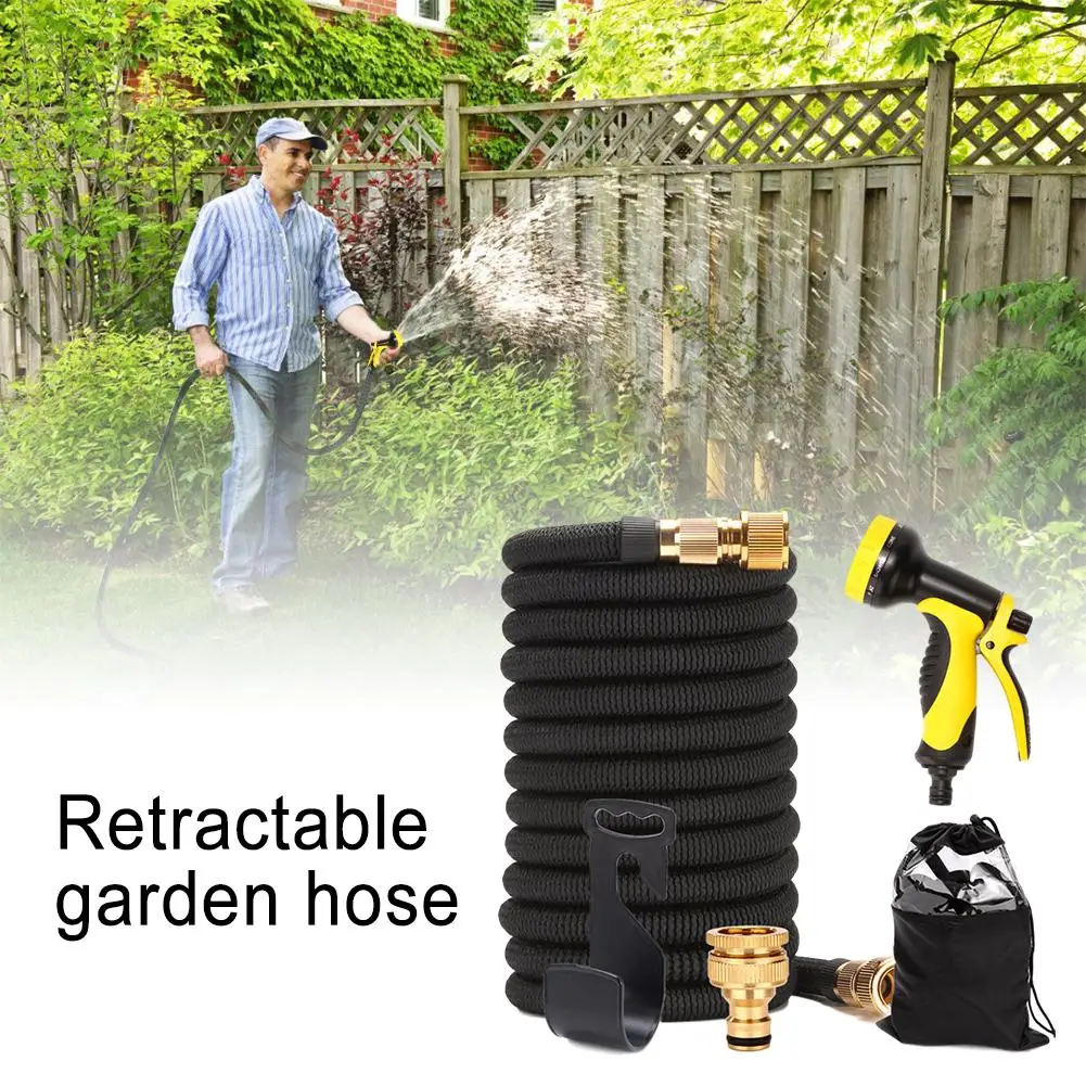 Сад держатель для водяного шланга хранения настенное крепление расширяемый